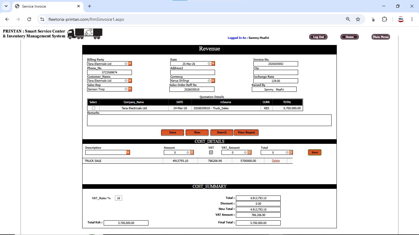 Financial reports